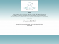 hotelzurpostow.de Webseite Vorschau