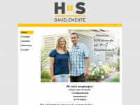 h-s-bauelemente.de Webseite Vorschau