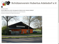 hubertus-adelsdorf.de Webseite Vorschau