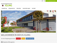 vg-igling.de Webseite Vorschau