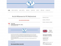 hvshoernla.de Webseite Vorschau