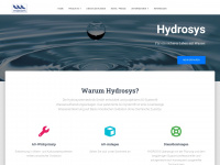 hydrosys.de Webseite Vorschau