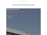 architekturbuero-matuschek.de Webseite Vorschau