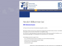 ibv-zimmermann.de Webseite Vorschau