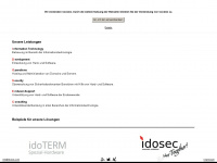 idosec.com Webseite Vorschau