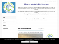 islandpferde-auensee.de Webseite Vorschau