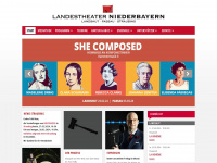 landestheater-niederbayern.de Webseite Vorschau