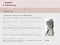 aesthetik-pfaffenhofen.de Webseite Vorschau