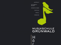 musikschule-gruenwald.de Webseite Vorschau
