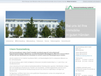 hausverwaltung-lederer.de Webseite Vorschau