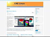 caelinux.com Webseite Vorschau