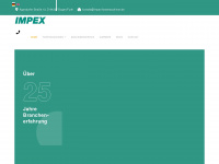 impex-forstmaschinen.de Webseite Vorschau