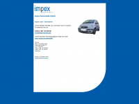 impex-automobile.de Webseite Vorschau