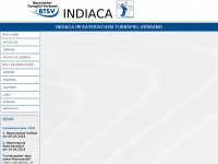 indiaca-btsv.de Webseite Vorschau