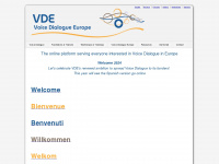 voice-dialogue-europe.net Webseite Vorschau