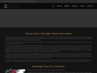 indianheritagehotels.com Webseite Vorschau