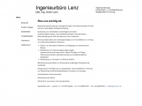 ingbuero-lenz.de Webseite Vorschau