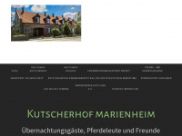 kutscherhof.de Webseite Vorschau