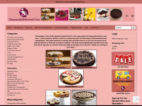cheesecakedelivered.com Webseite Vorschau