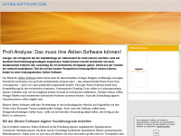 aktien-software.com Webseite Vorschau