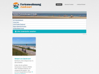 ferienwohnung-zandvoort.de Webseite Vorschau