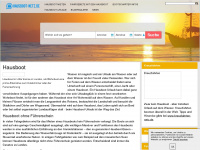 hausboot-netz.de Webseite Vorschau