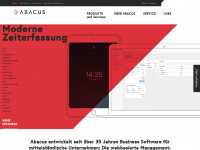 abacus-solutions.de Webseite Vorschau