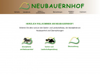 neubauernhof.com Webseite Vorschau