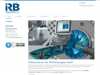 irb-werkzeugbau.de Webseite Vorschau