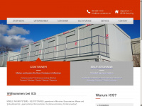 isar-containerservice.de Webseite Vorschau