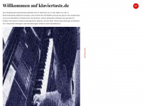 klaviertaste.de Webseite Vorschau