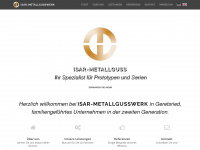 isar-metallguss.de Webseite Vorschau