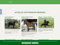 pferdehof-menzinger.de Webseite Vorschau