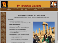 angelika-dierichs.de Webseite Vorschau