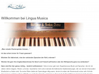 linguamusica.de Webseite Vorschau