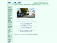 italmont.de Webseite Vorschau