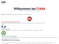 itana.de Webseite Vorschau