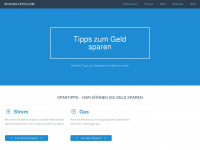 sparen-tipps.com Webseite Vorschau