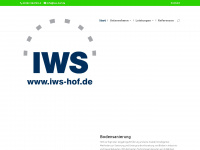 iws-hof.de Webseite Vorschau