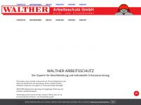 walther-arbeitsschutz.de Webseite Vorschau