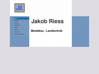 jakob-riess.de Webseite Vorschau