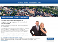 jiranek-immobilien.de Webseite Vorschau