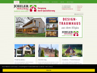 johler-holzbau.de Webseite Vorschau