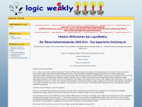 logic-weekly.de Webseite Vorschau