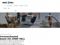 josef-hell.de Webseite Vorschau