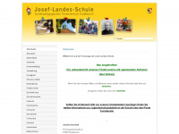 josef-landes-schule.de Webseite Vorschau