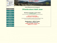 joser-offsetdruck.de Webseite Vorschau