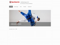 judoanzug.com Webseite Vorschau