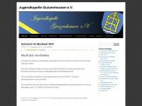 jugendkapelle-gunzenhausen.de Webseite Vorschau