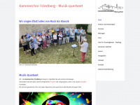 kammerchor-friedberg.de Webseite Vorschau